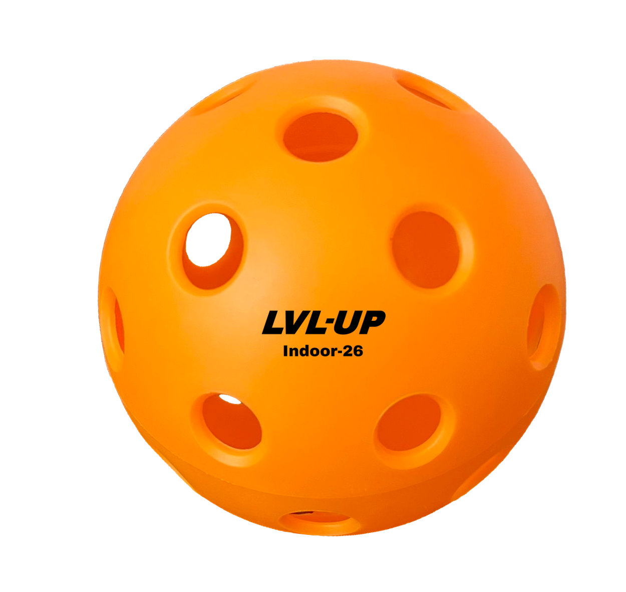 LVL-UP Indoor-26 Indoor Pickleball balls - 3/6/12/100 packs - Burnt Orange