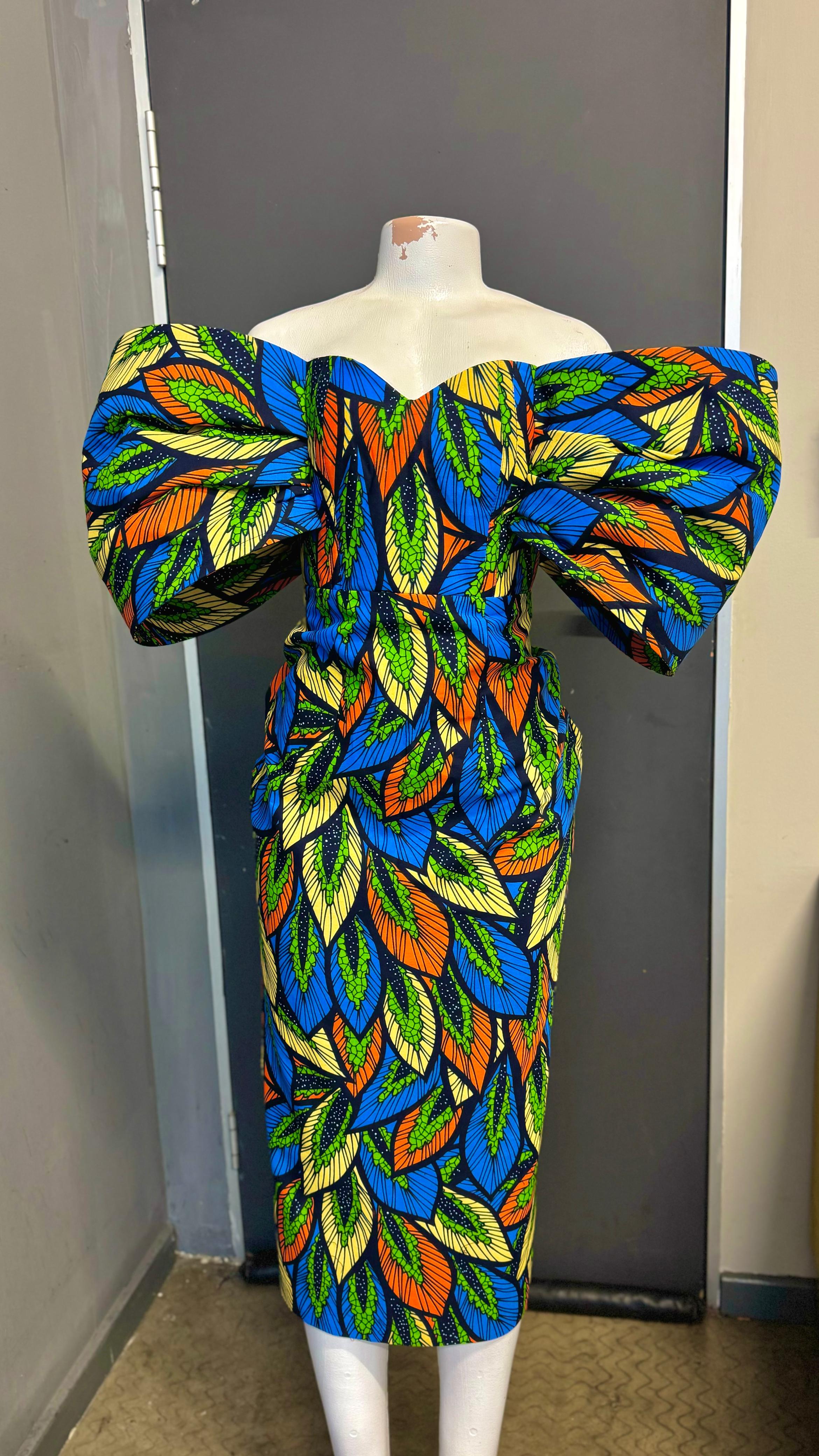 Peacock dress
