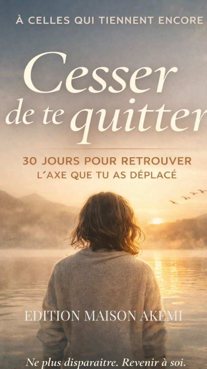 Cesser de te quitter
