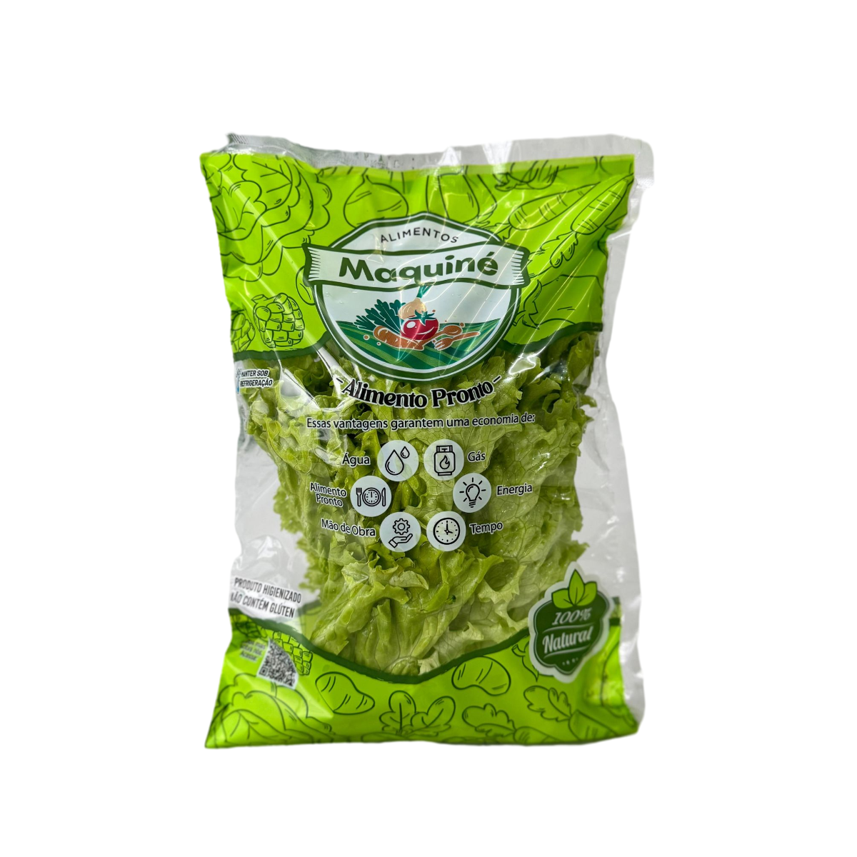 Alface Crespa Higienizado 200g 