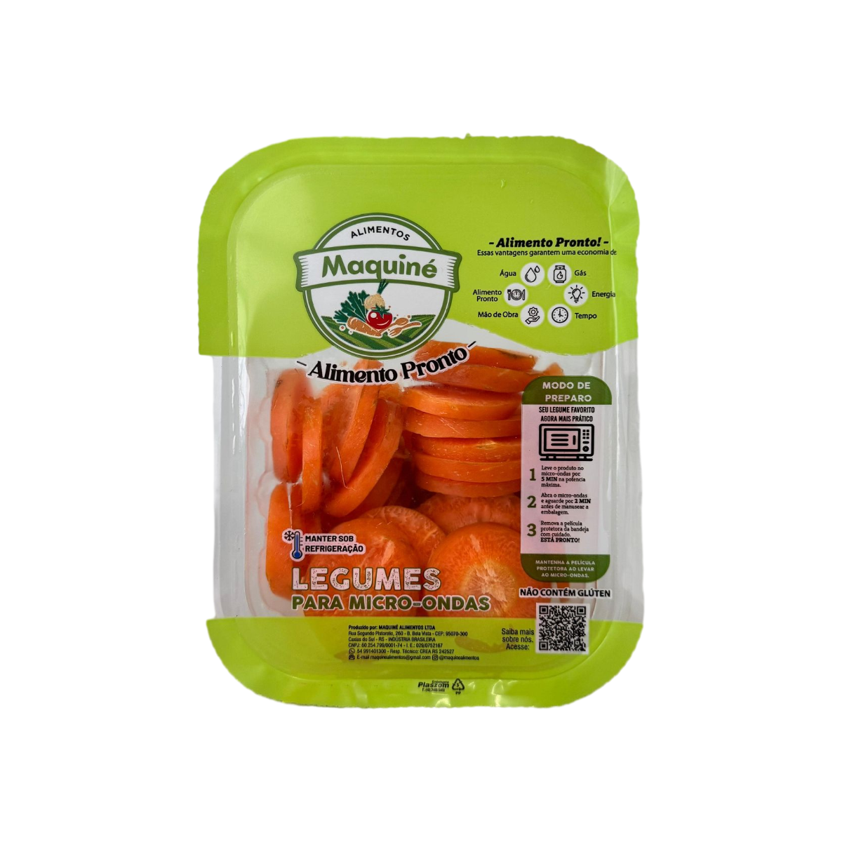 Cenoura em Rodelas Micro-Ondas 200g