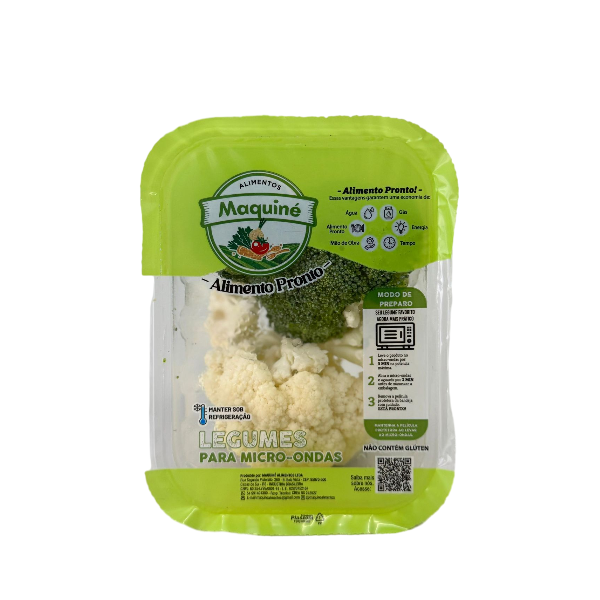 Mix Couve Flor e Brócolis Micro-Ondas 180g