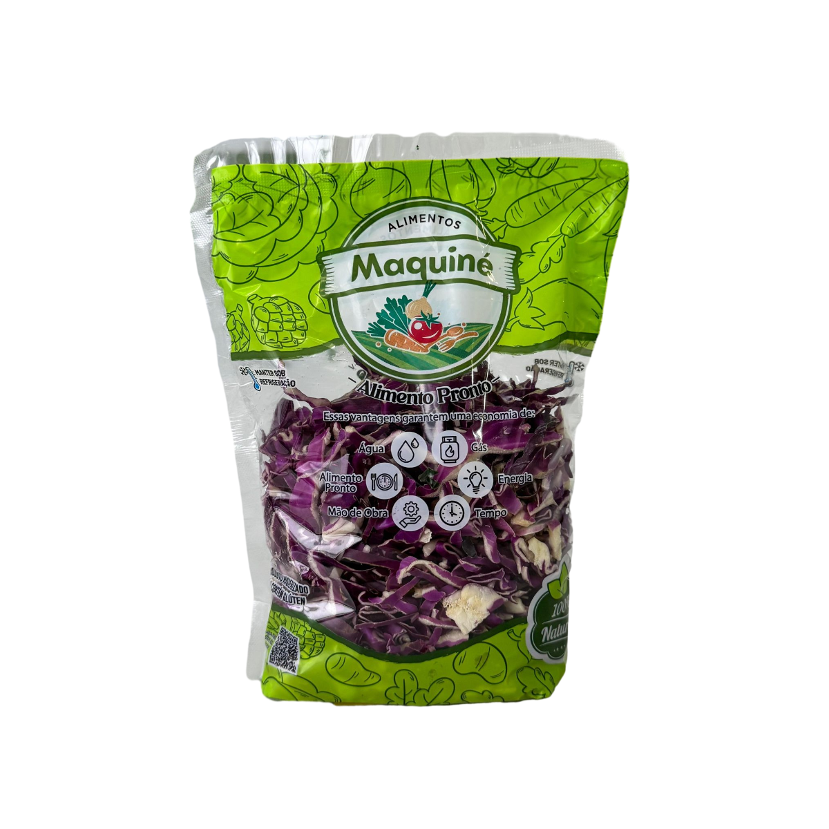 Repolho Roxo Higienizado 400g