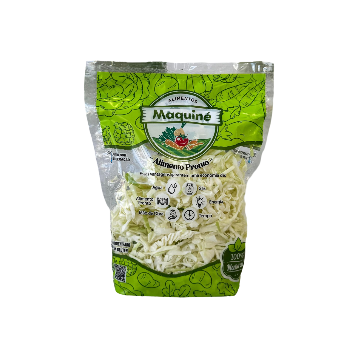 Repolho verde Higienizado 400g