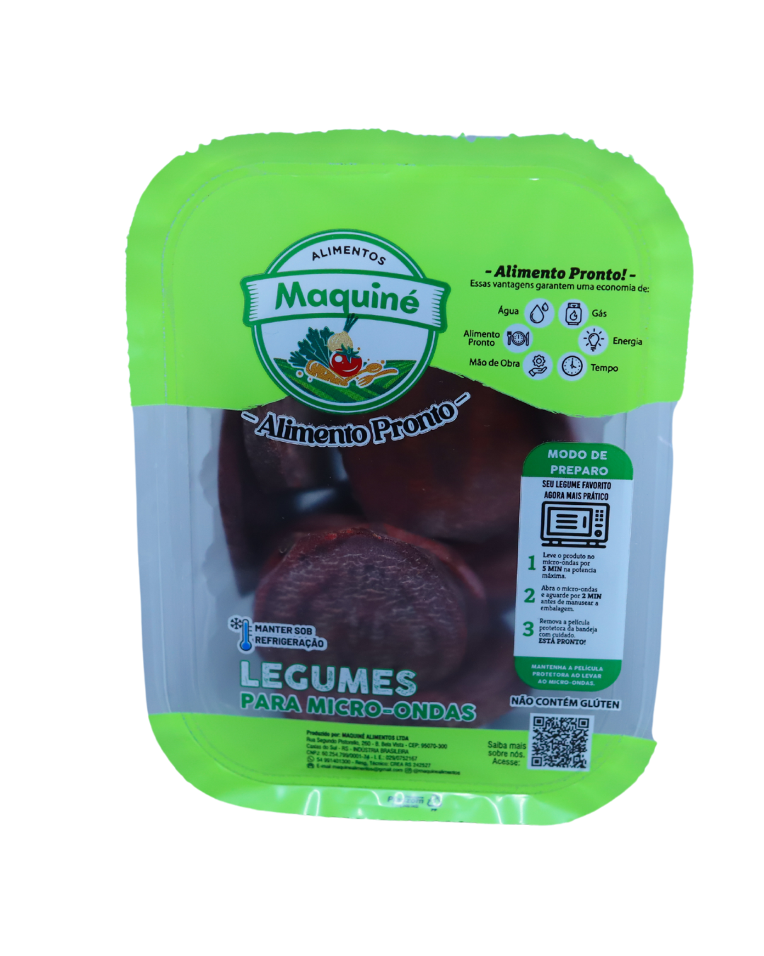 Beterraba rodelas micro-ondas 200g