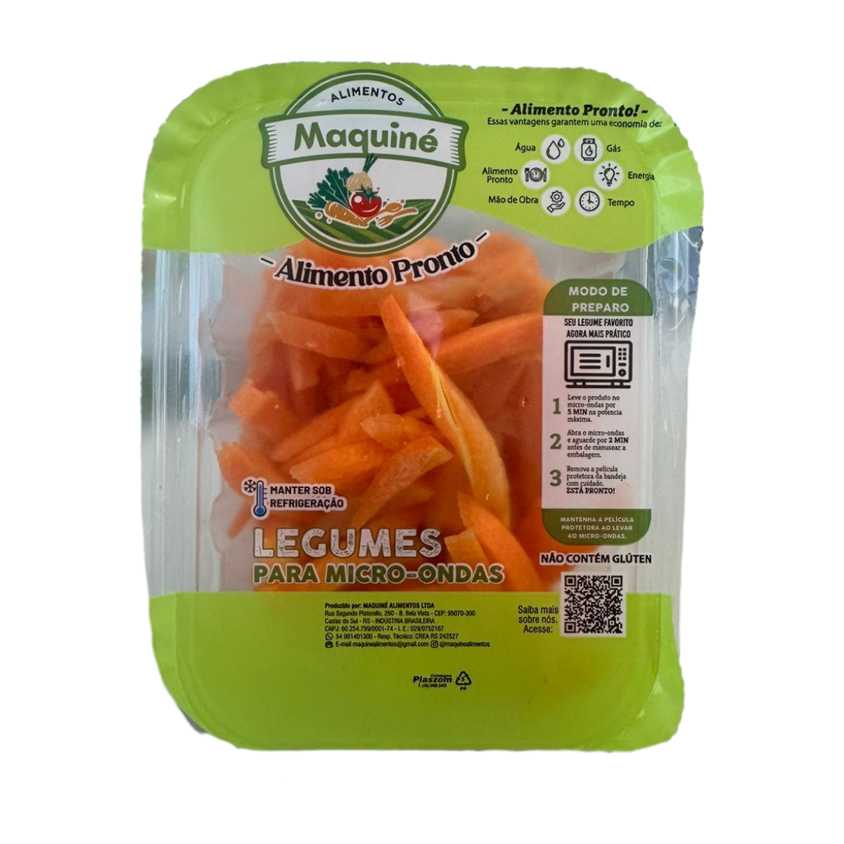 Cenoura tiras 200g  