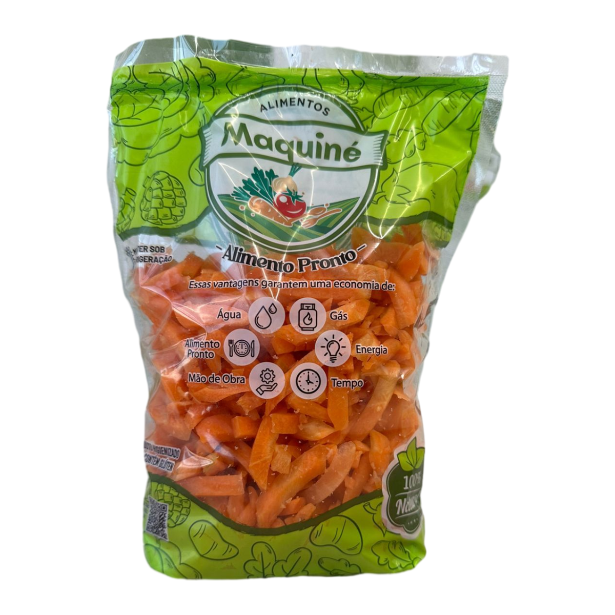 Cenoura tiras 500g
