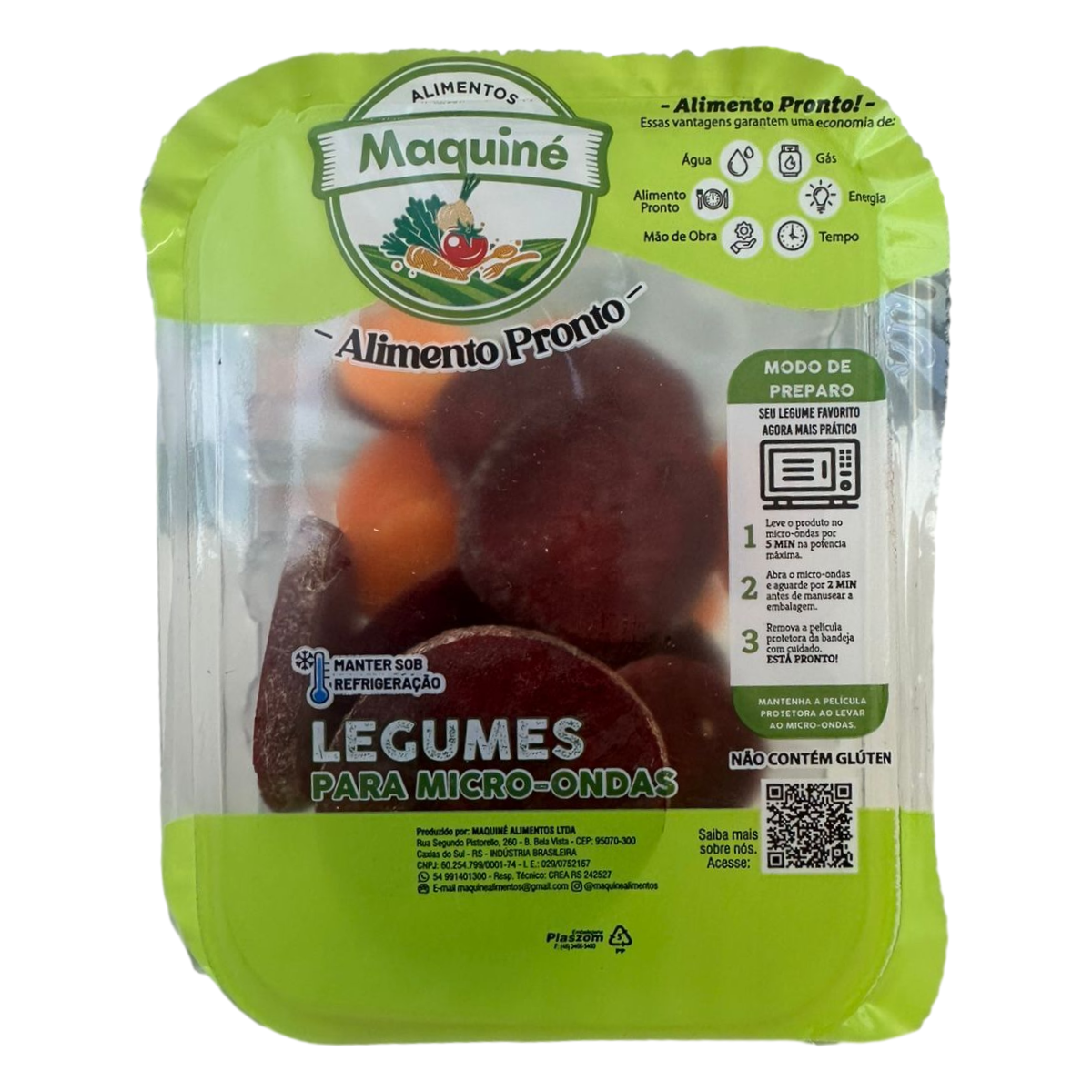 Mix de beterraba e cenoura rodelas micro-ondas 200g
