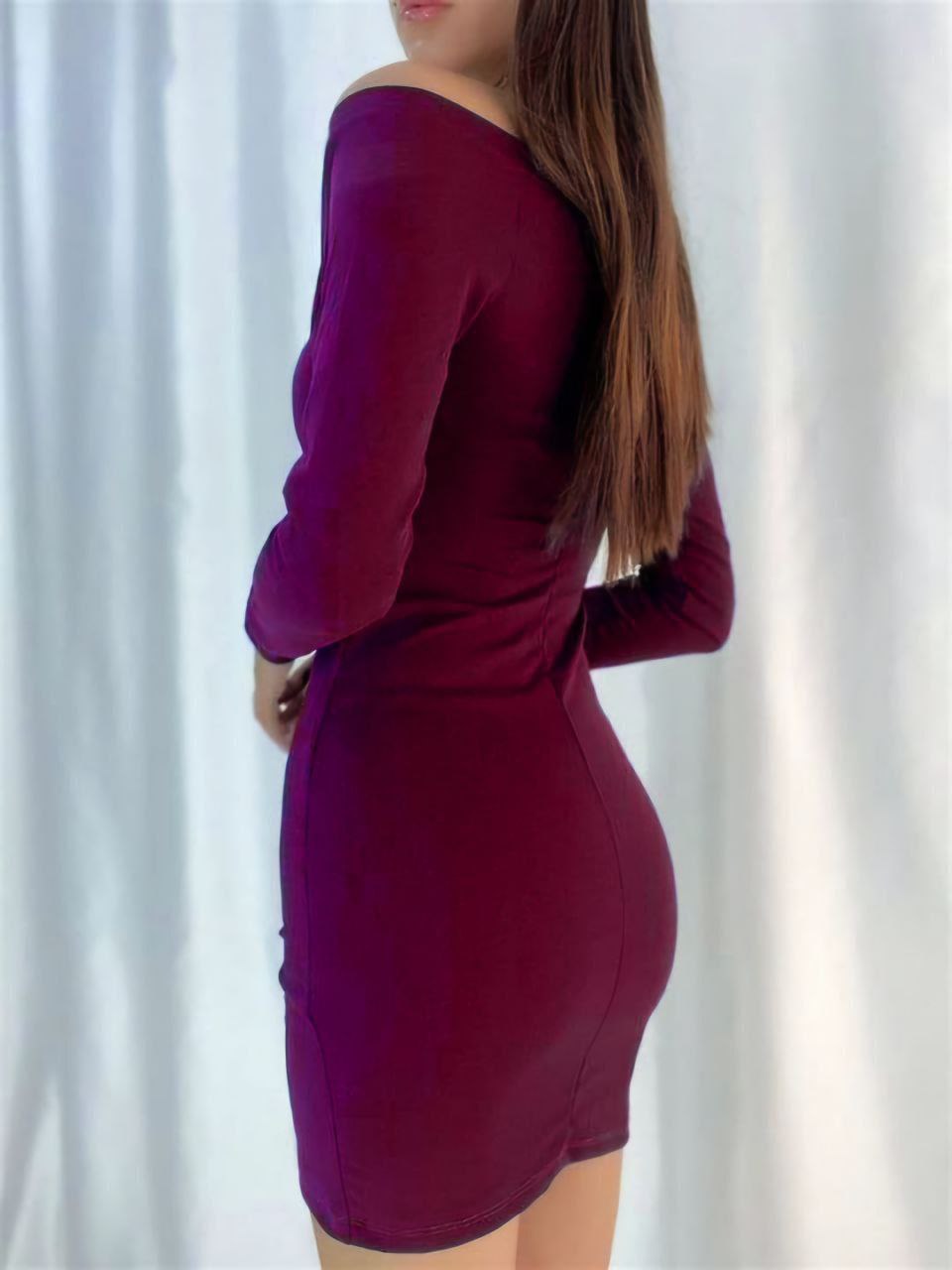 Elegant Off-Shoulder Bodycon Dress