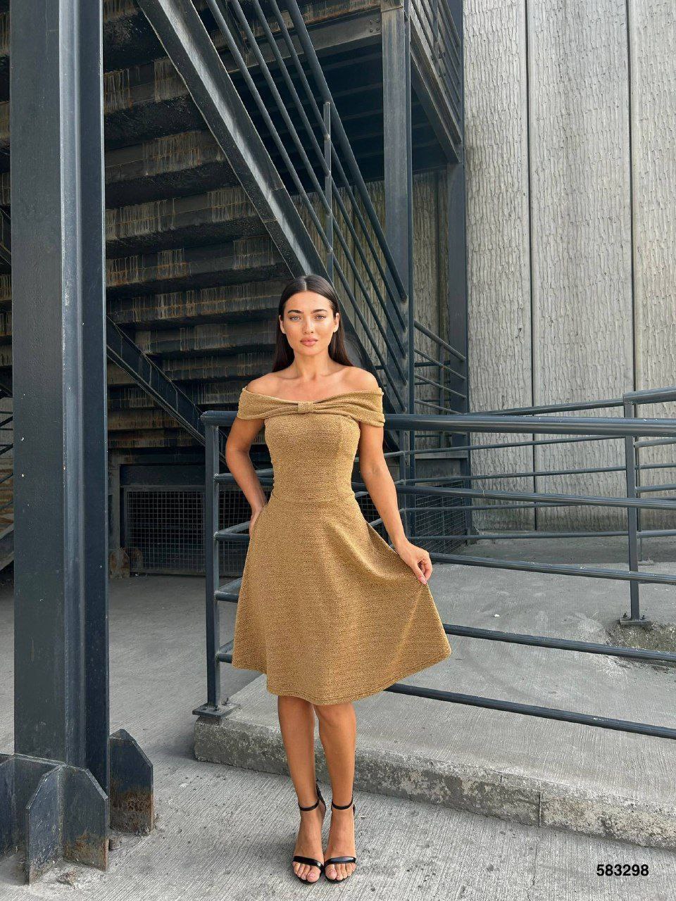 Elegant Off-Shoulder Gray Dress