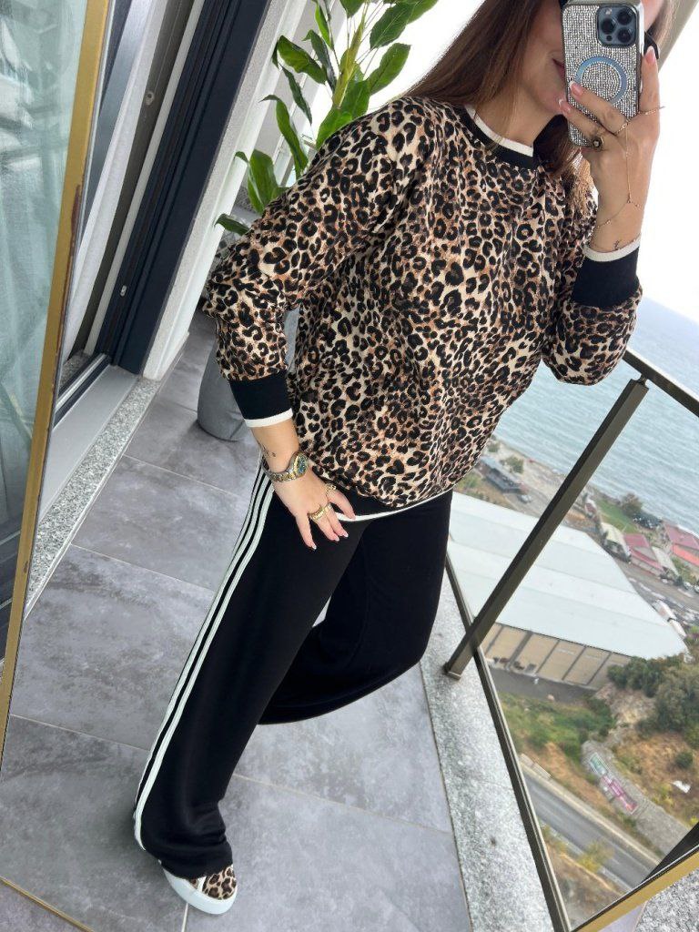 Leopard Print Sweater