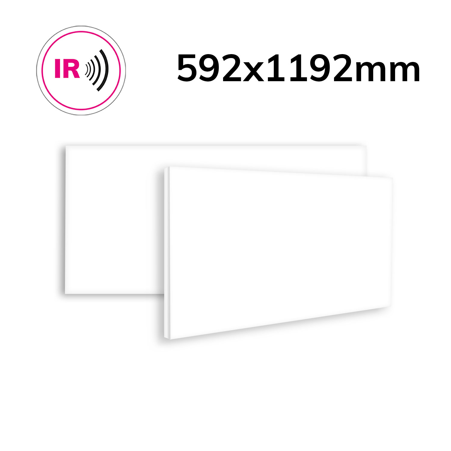 Infrarot-Panel BEST STANDARD 592x1192mm, 630W