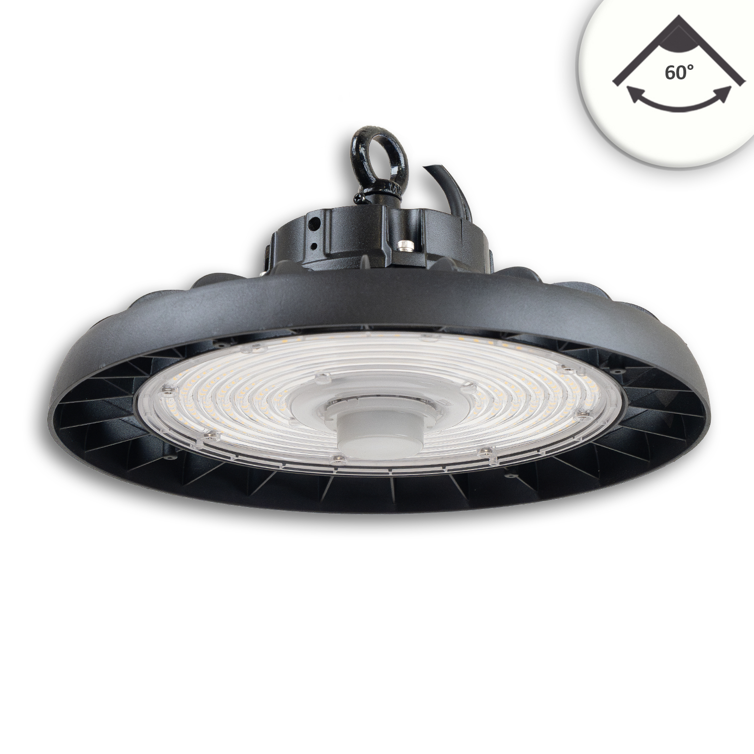 LED Hallenleuchte FL2, PowerSwitch 120W|150W|200W, 60°, IK10, IP65, 1-10V dimmbar, neutralweiß