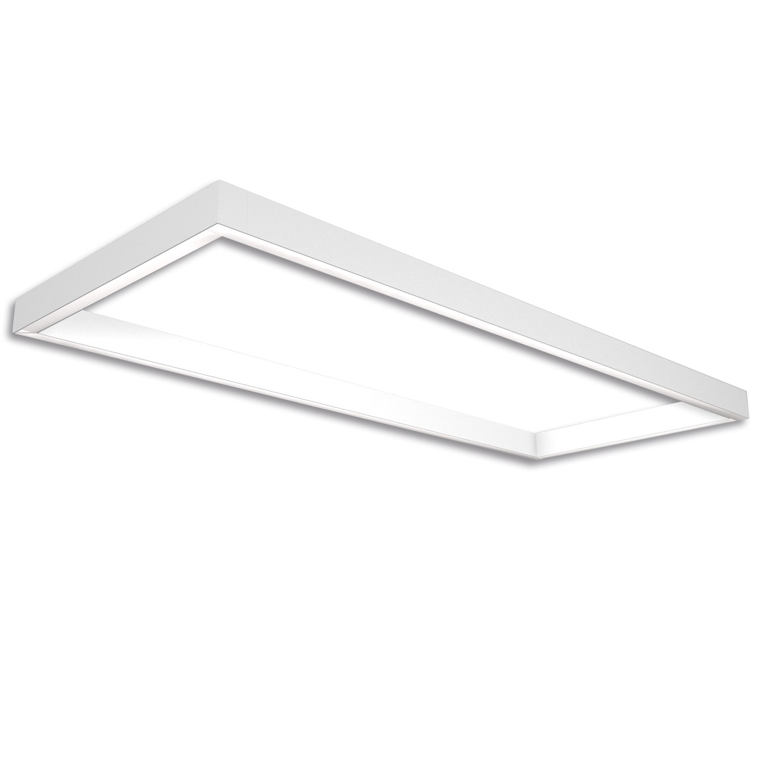Track48 Leuchtenrahmen H50, Innenformat 500x1192 mm, weiß, exkl. Trafo, exkl. Montageclip/Seilabh.