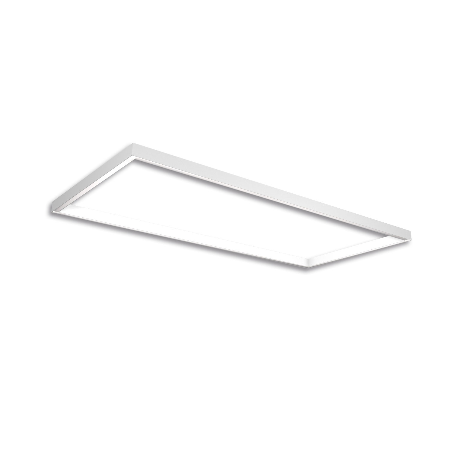 Track48 Leuchtenrahmen H50, Innenformat 592x1500mm, weiß, exkl. Trafo, exkl. Montageclip/Seilabh.