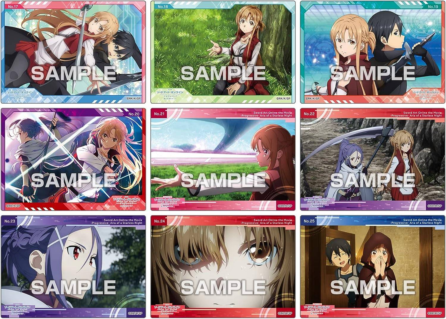 Sword Art Online The Movie - Progressive-: Clear Card Collection