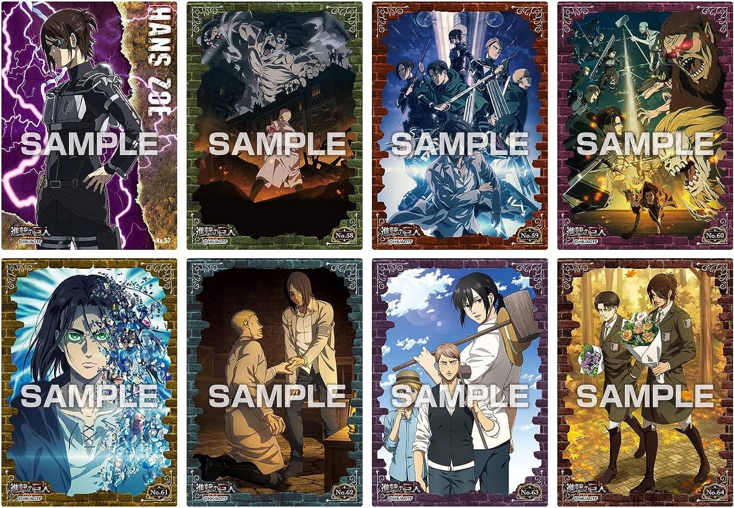  Attack on Titan: Clear Card Collection