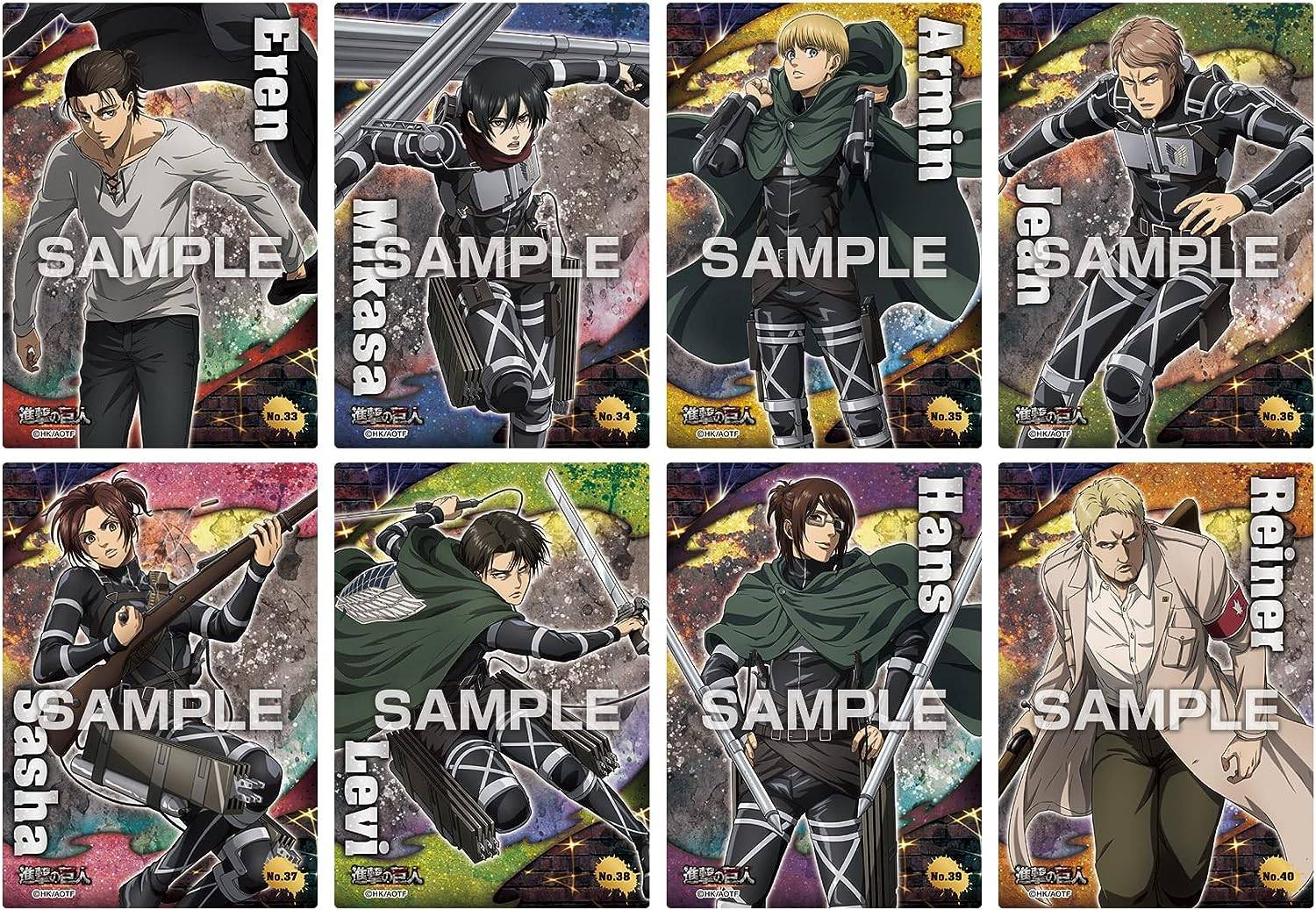  Attack on Titan: Clear Card Collection