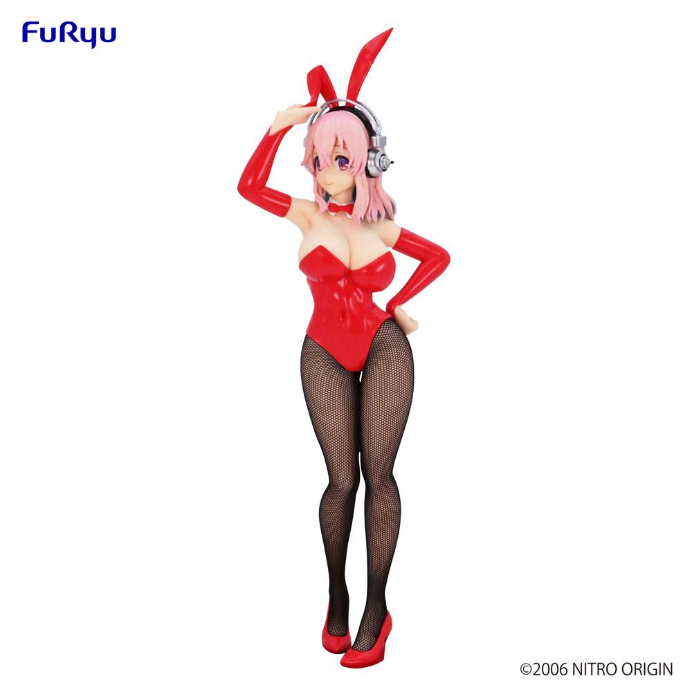 Super Sonico BiCute Bunnies PVC Statue Super Sonico Red Ver.