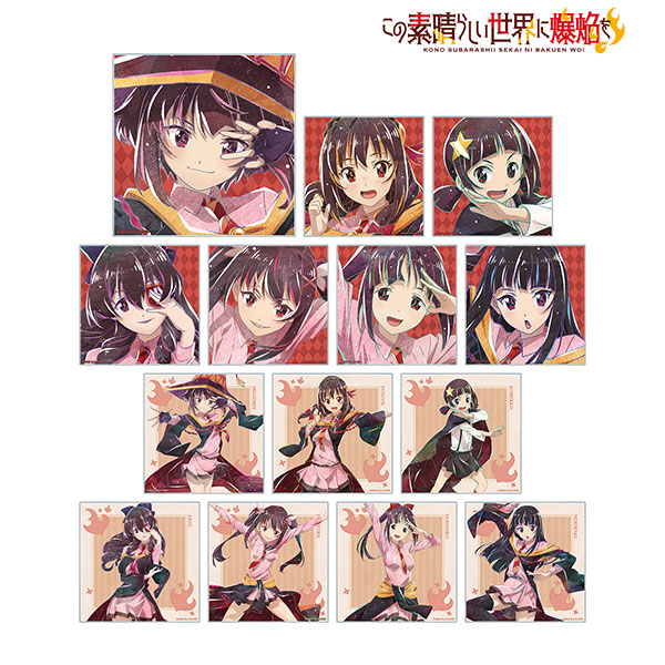 Anime "Kono Subarashii Sekai ni Bakuen wo!" Trading Ani-Art Acrylic Card