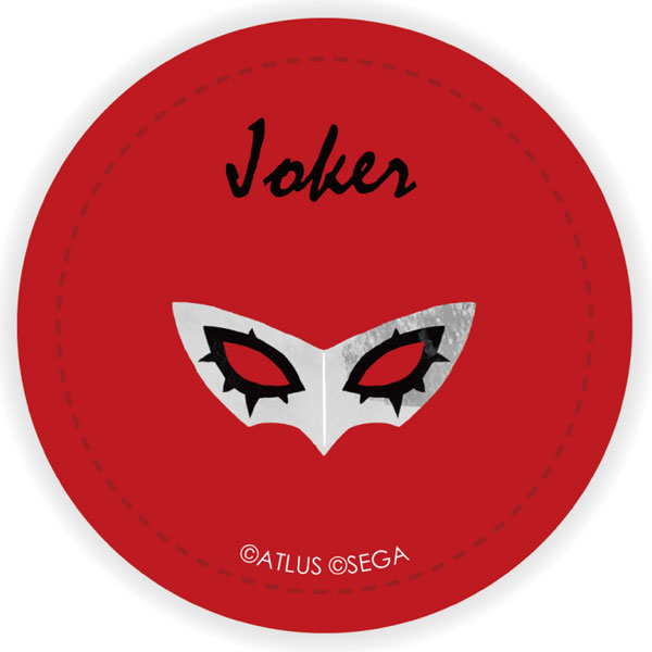 AquaRelle Persona 5 Royal Synthetic Leather Tin Badge Full set of 10