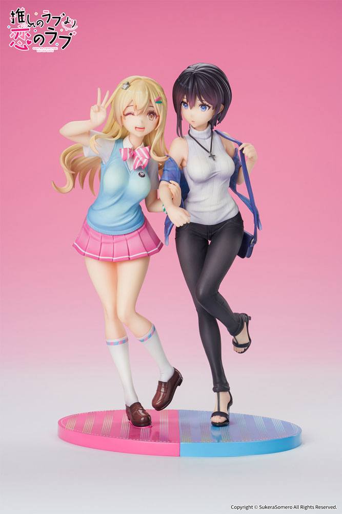 OshiRabu: Waifus Over Husbandos Statue 2-Pack 1/7 Ren Furutachi & Akuru Hayahoshi 