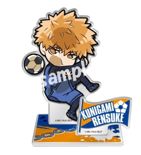 Pita! Deformed Blue Lock Acrylic Stand Plus Rensuke Kunigami