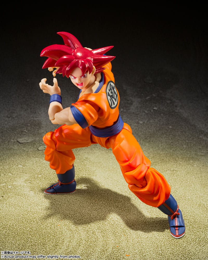 Dragon Ball Super S.H. Figuarts Action Figure Super Saiyan God Son Goku Saiyan God Instilled with the light of Reighteous Hearts 14