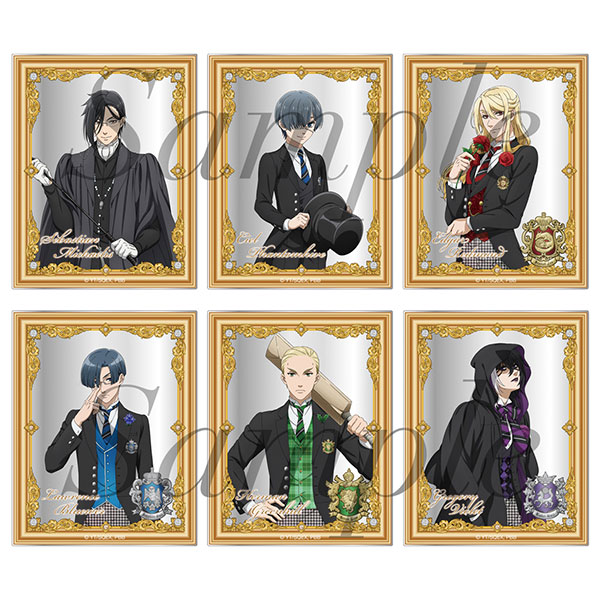 "Black Butler: Public School Arc" Trading Acrylic Card Complete Set