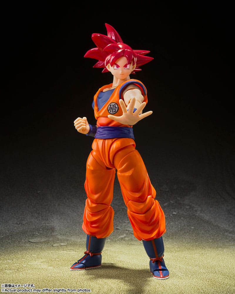 Dragon Ball Super S.H. Figuarts Action Figure Super Saiyan God Son Goku Saiyan God Instilled with the light of Reighteous Hearts 14