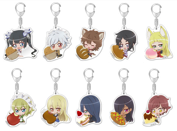 Is It Wrong to Try to Pick Up Girls in a Dungeon? II Gaburikko Trading Acrylic Keychain