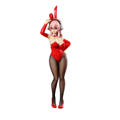 Super Sonico BiCute Bunnies PVC Statue Super Sonico Red Ver.
