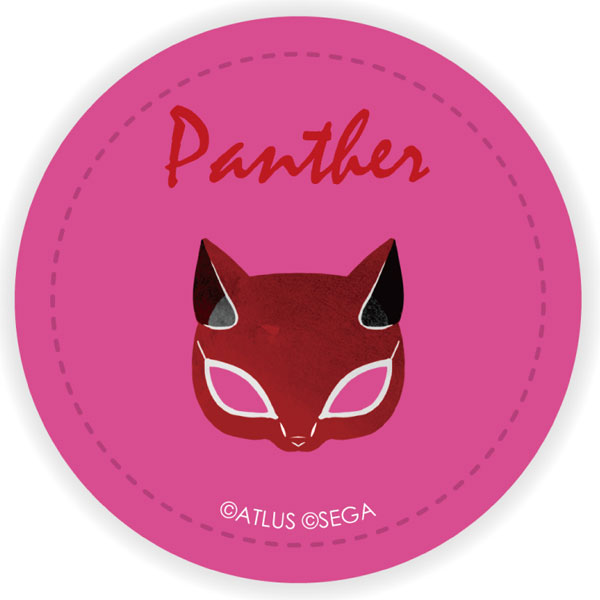 AquaRelle Persona 5 Royal Synthetic Leather Tin Badge Full set of 10