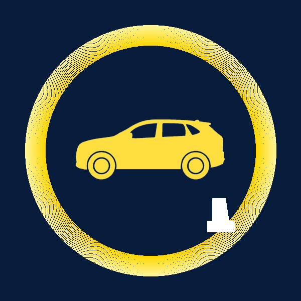 Mini-SUV Gold Interior