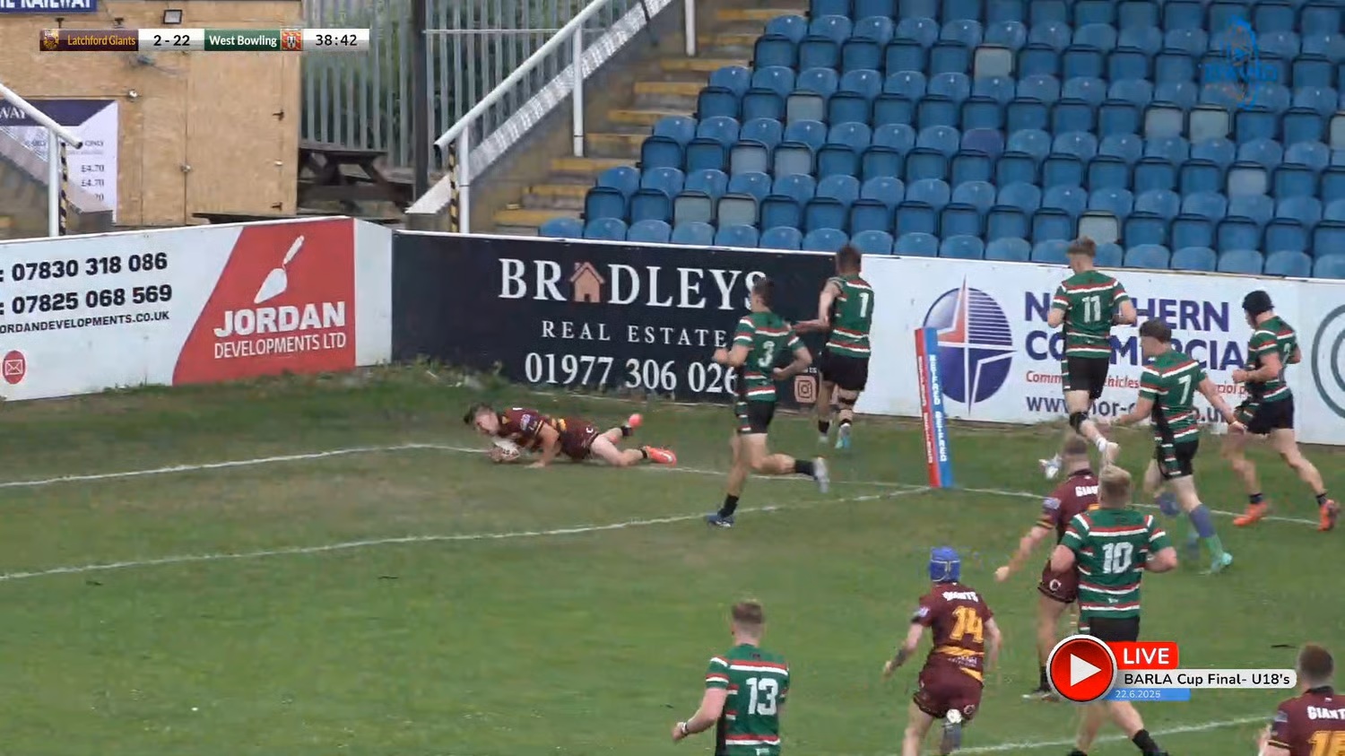 Latchford Giants V West Bowling.