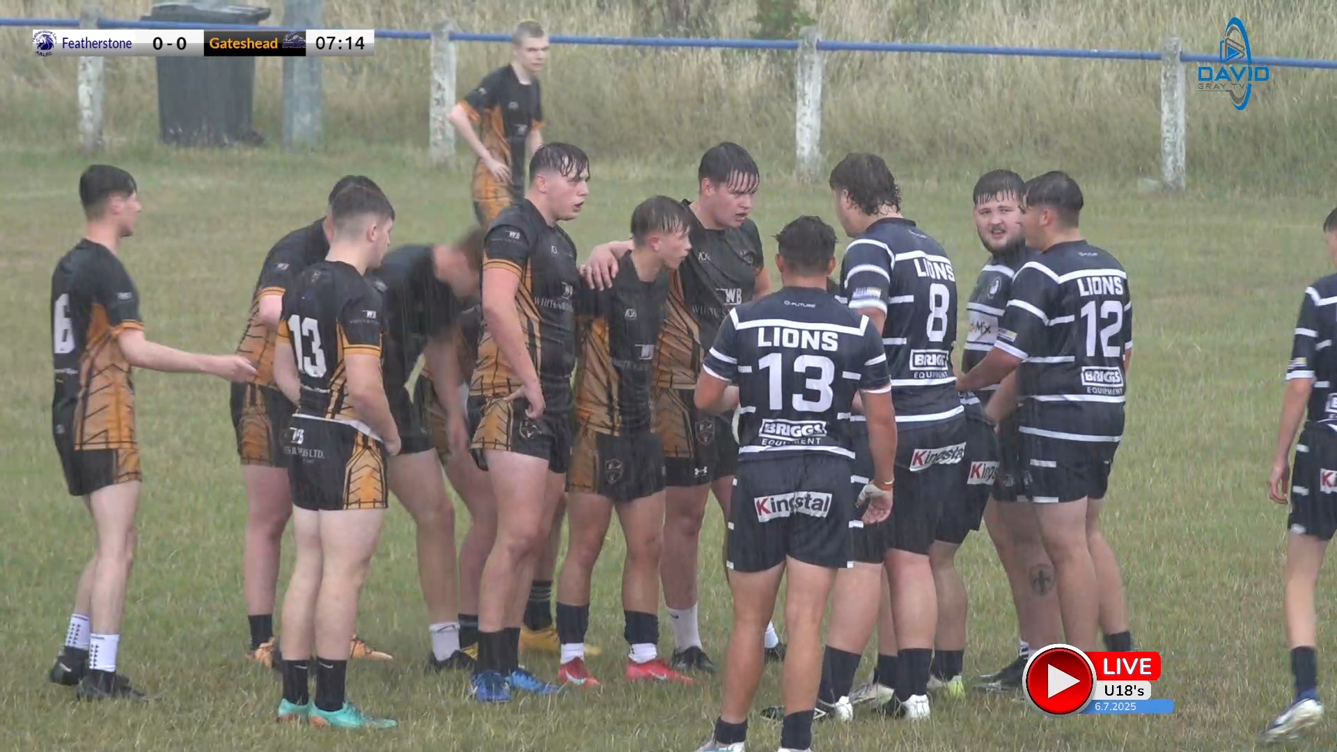 Featherstone Lions V Gateshead Storm.