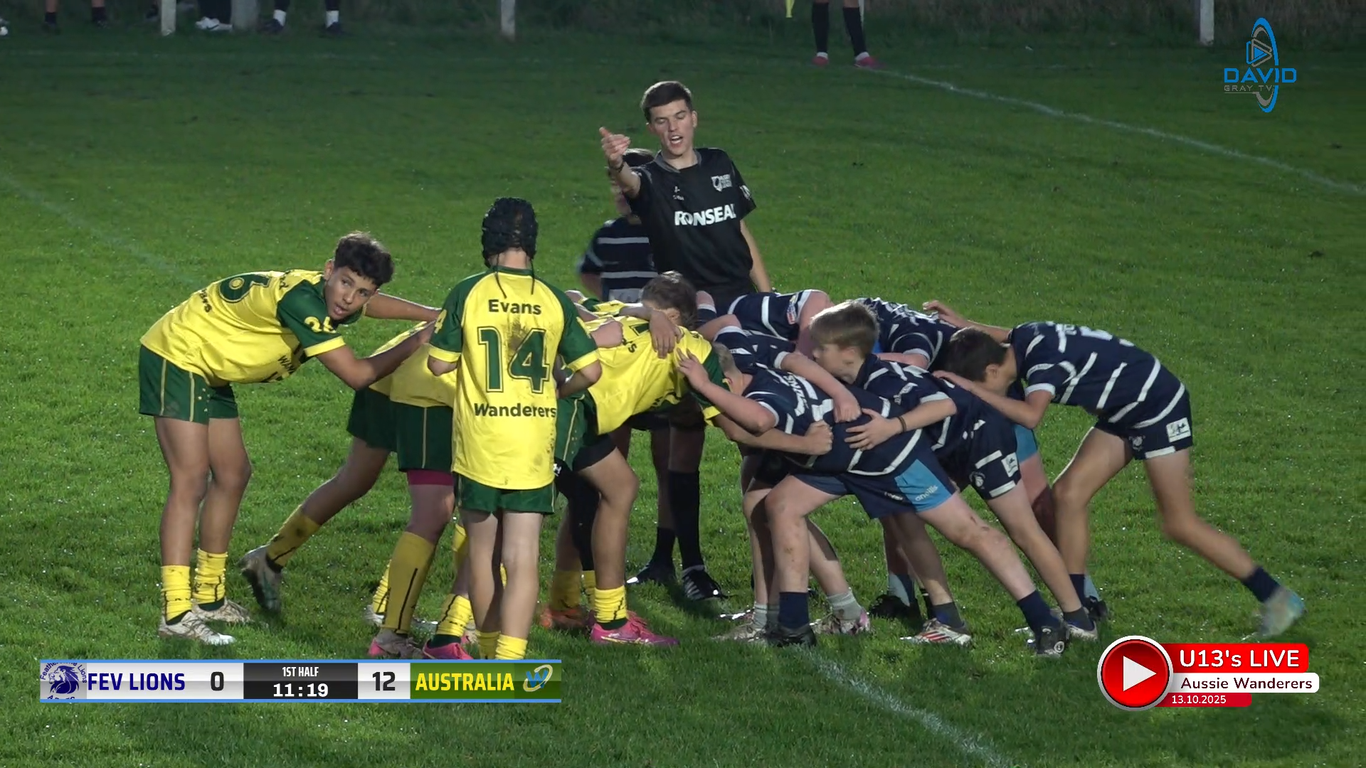 Featherstone Lions V Aussie Wanderers.