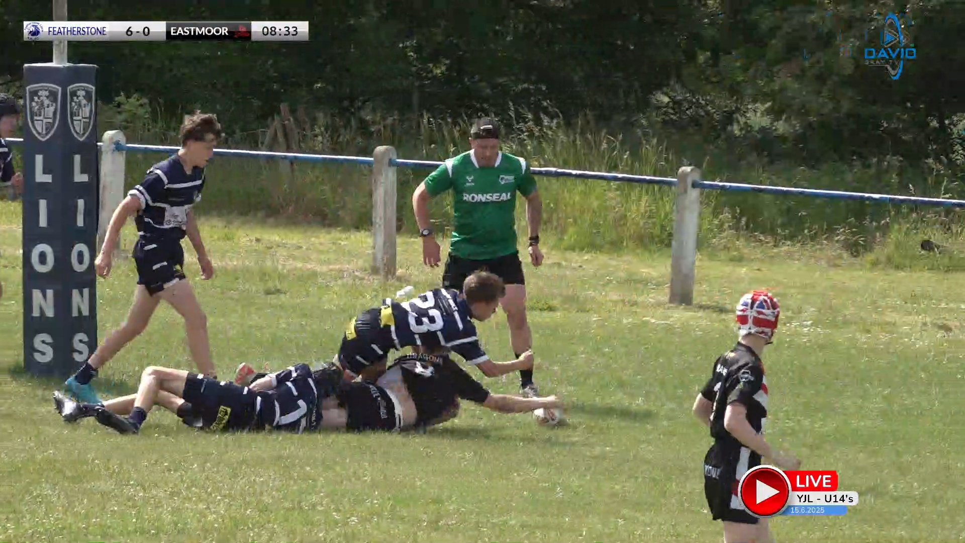 Featherstone Lions V Eastmoor Dragons.