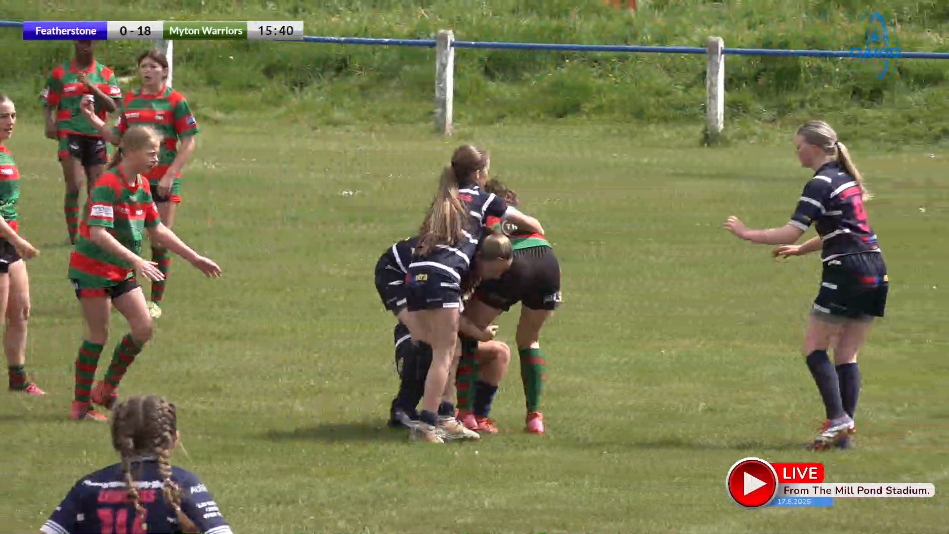 U13 Featherstone Lionesses V Myton Warriors.