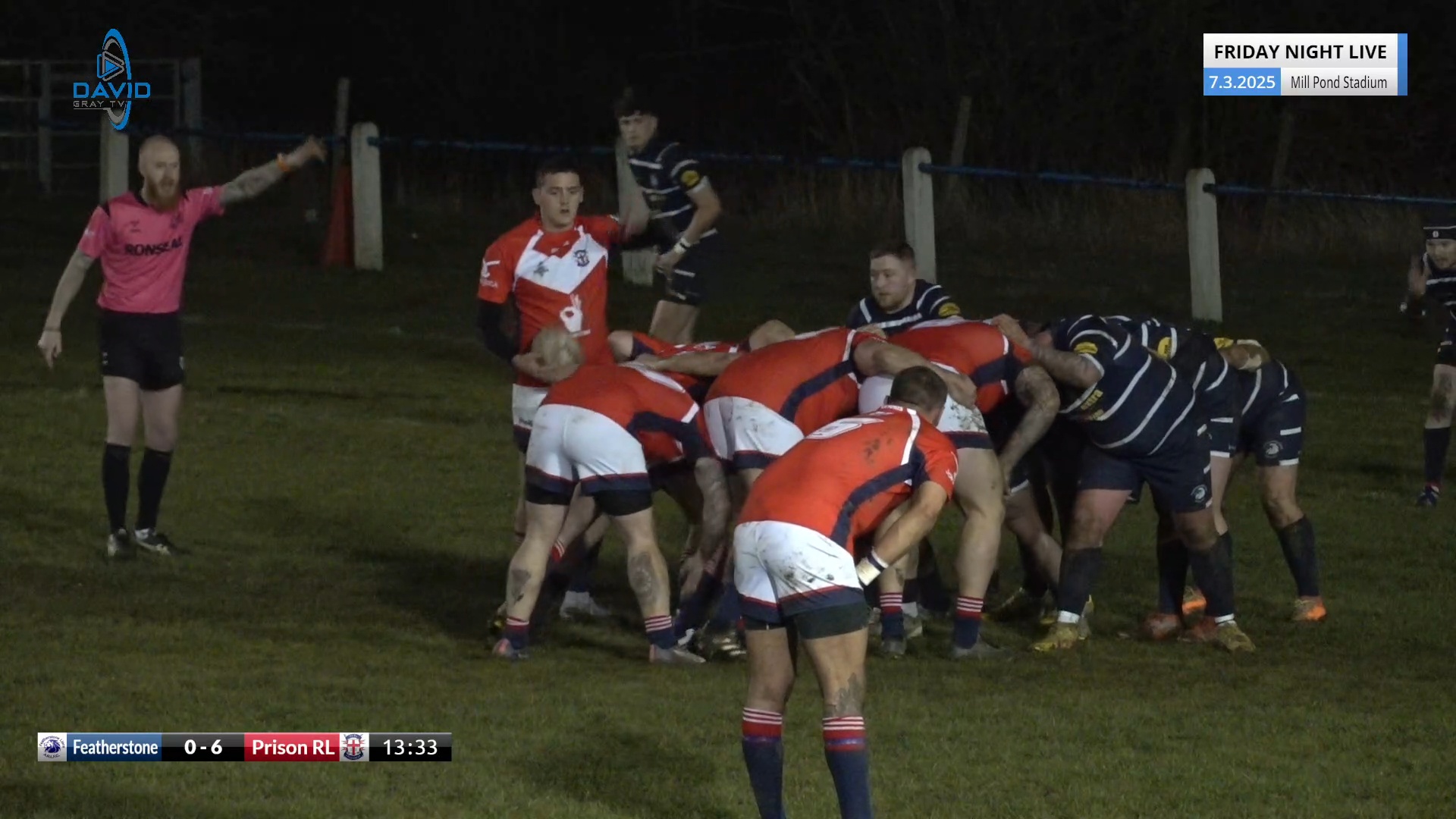 Featherstone Lions V HMP Service RL Crusaders.