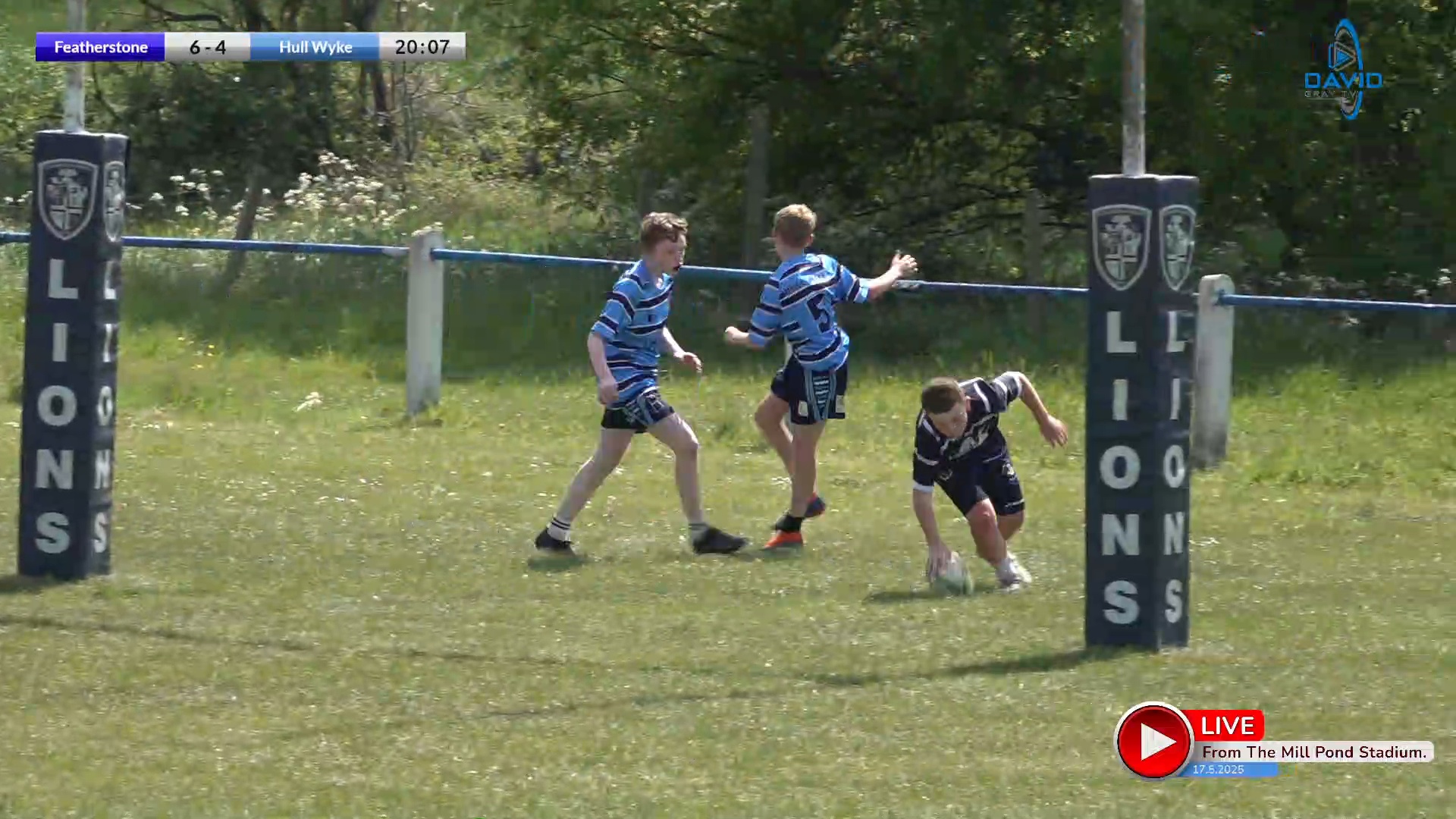 U13 Featherstone Lions V Hull Wyke.