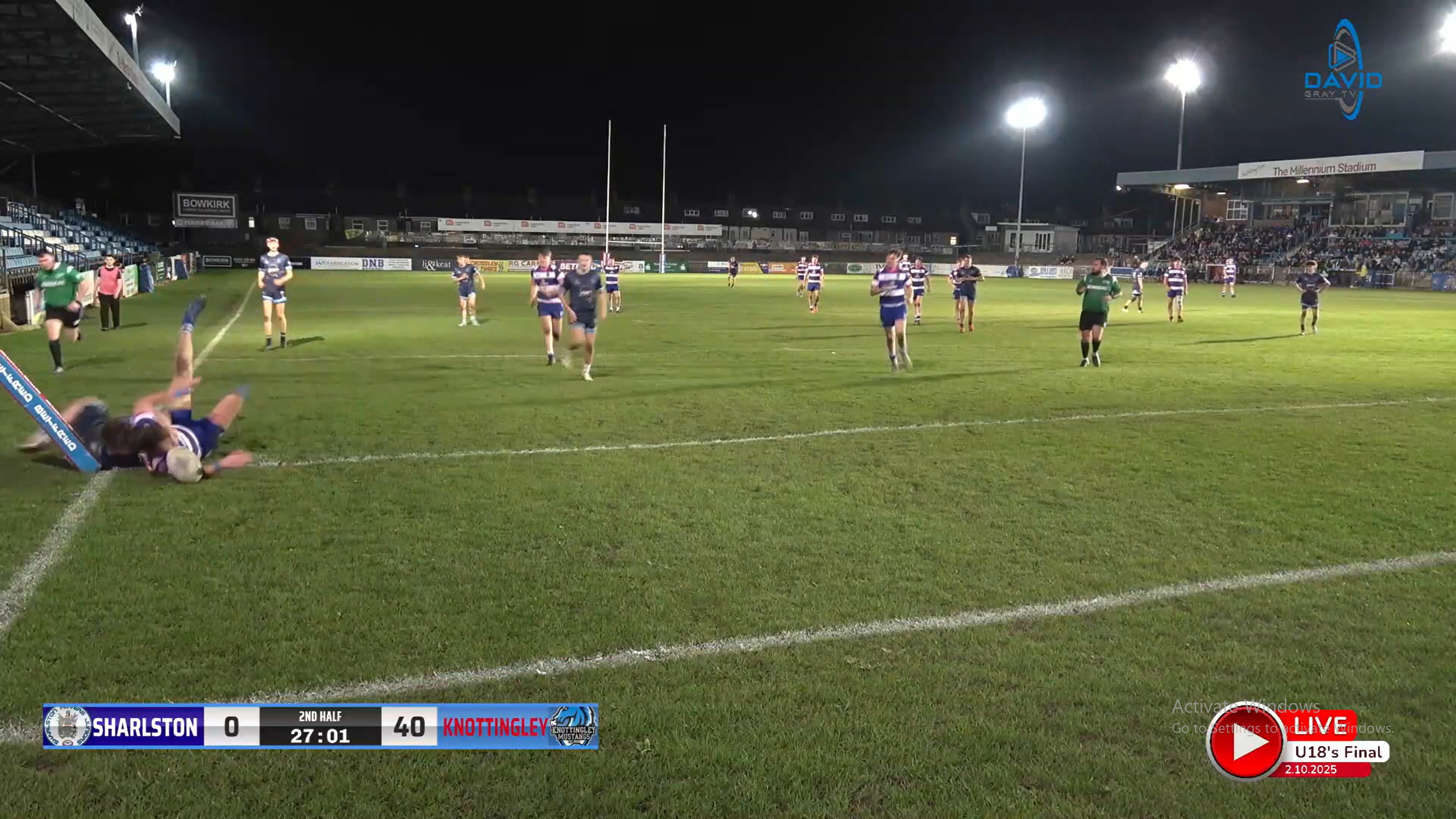 Sharlston Rovers V Knottingley Mustangs.