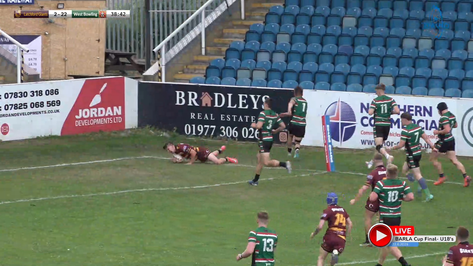 Latchford Giants V West Bowling.