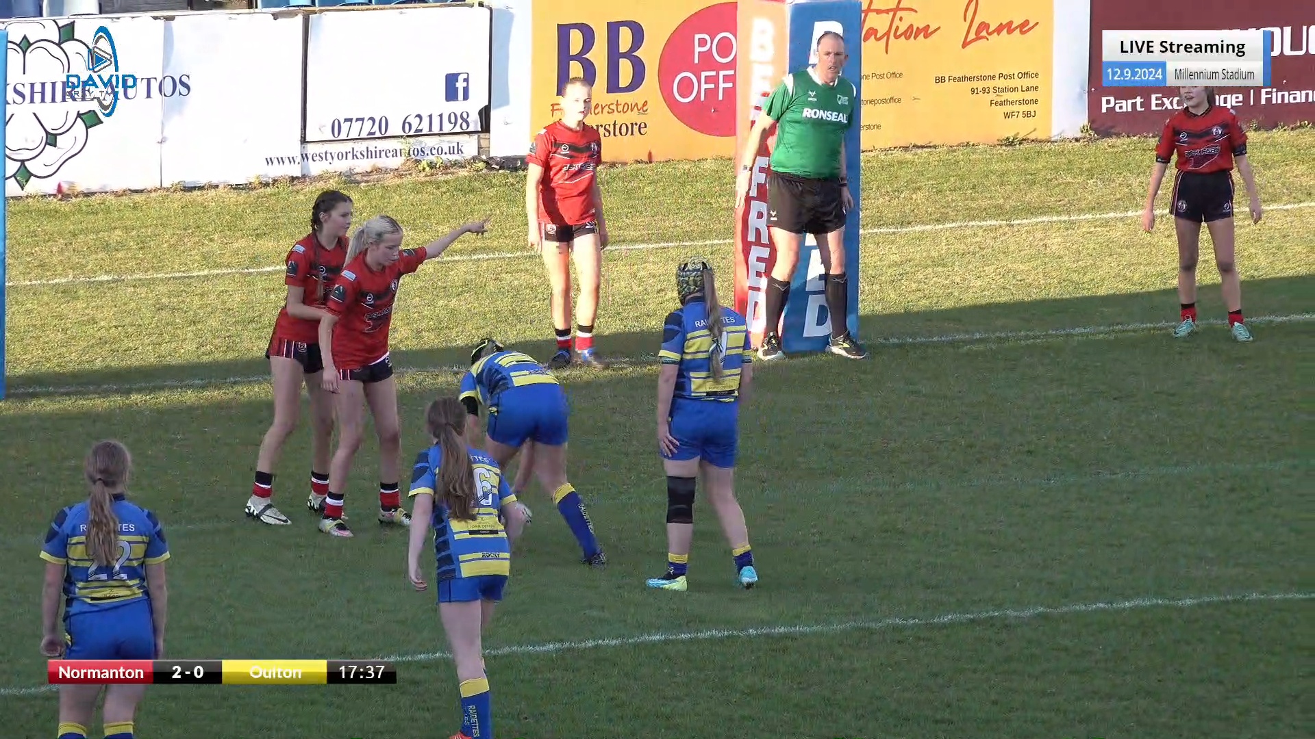 U13 Girls - Normanton V Oulton Raidettes.