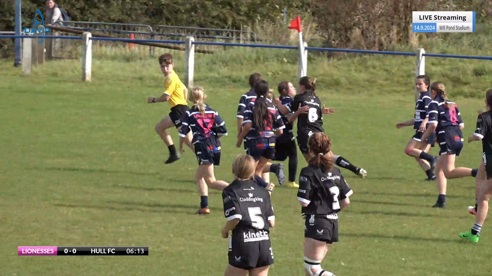 U14 Lionesses V Hull FC.