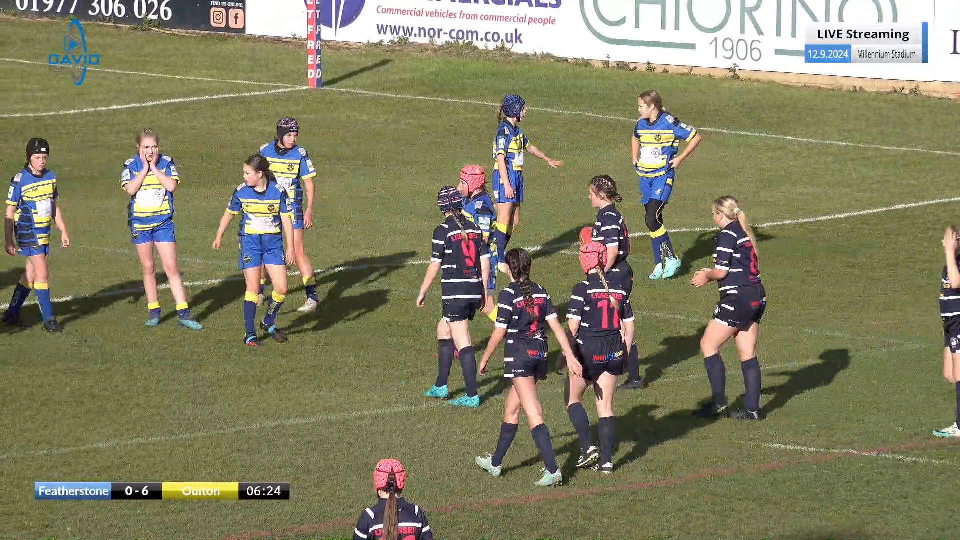 U12 Featherstone Lionesses V Oulton Raidettes