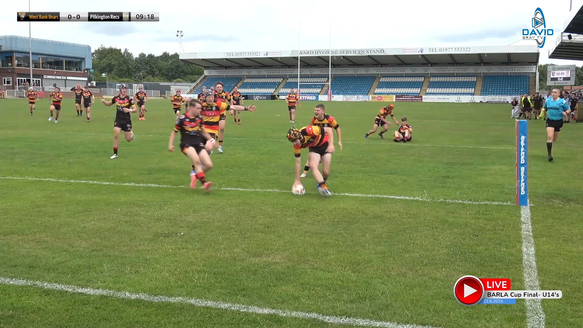 West Bank Bears V pILKington Recs.