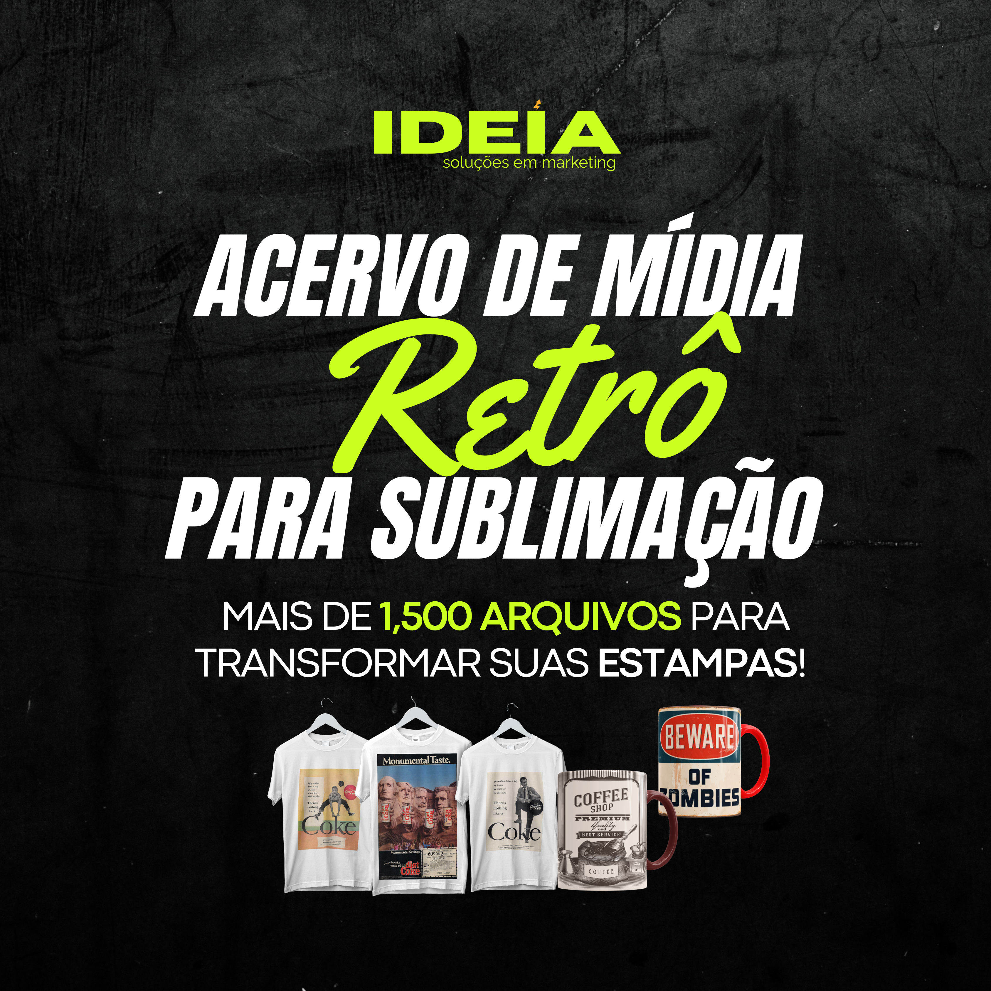 Acervo de Mídia Retrô para Sublimação