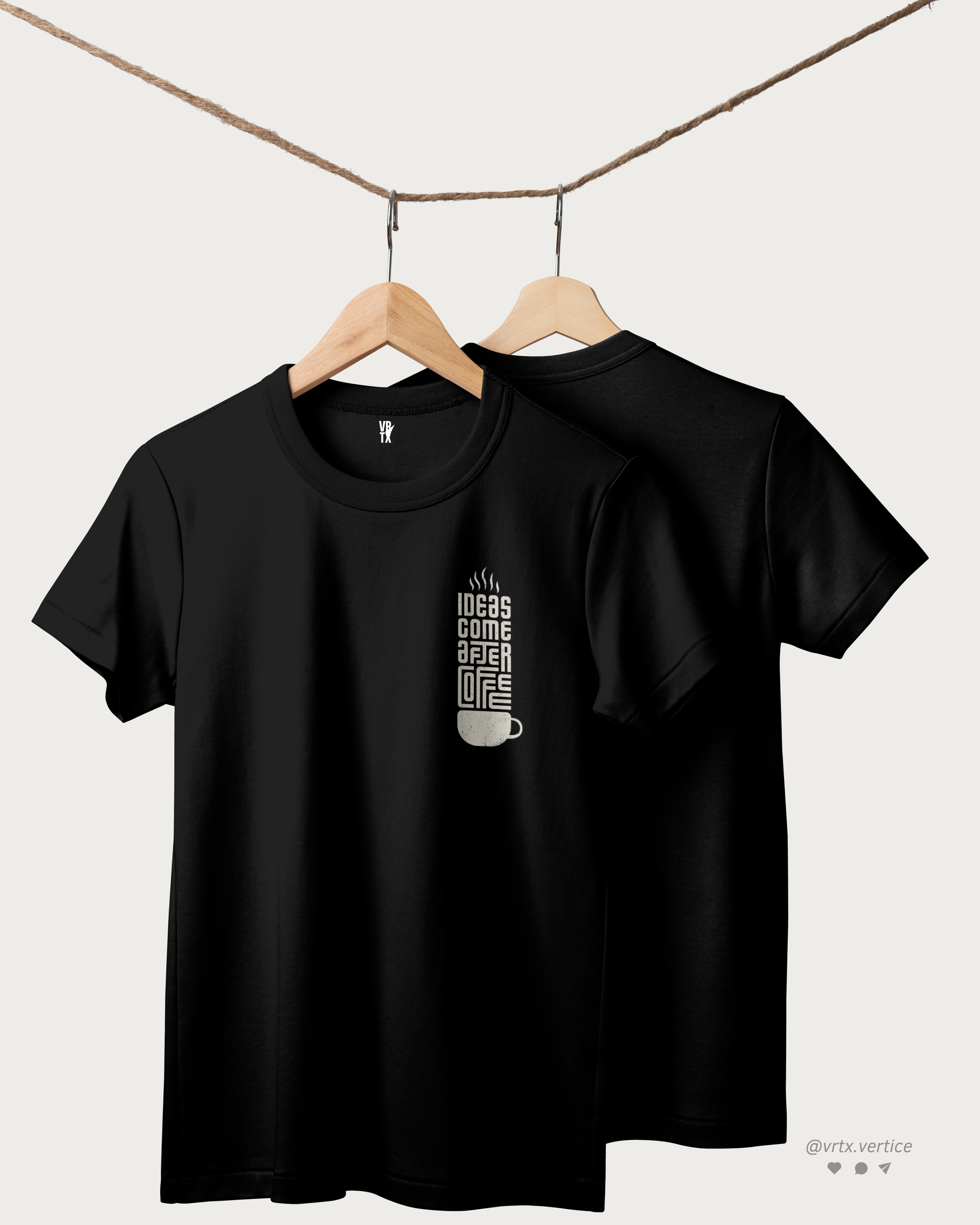 Camiseta Preta Criativa