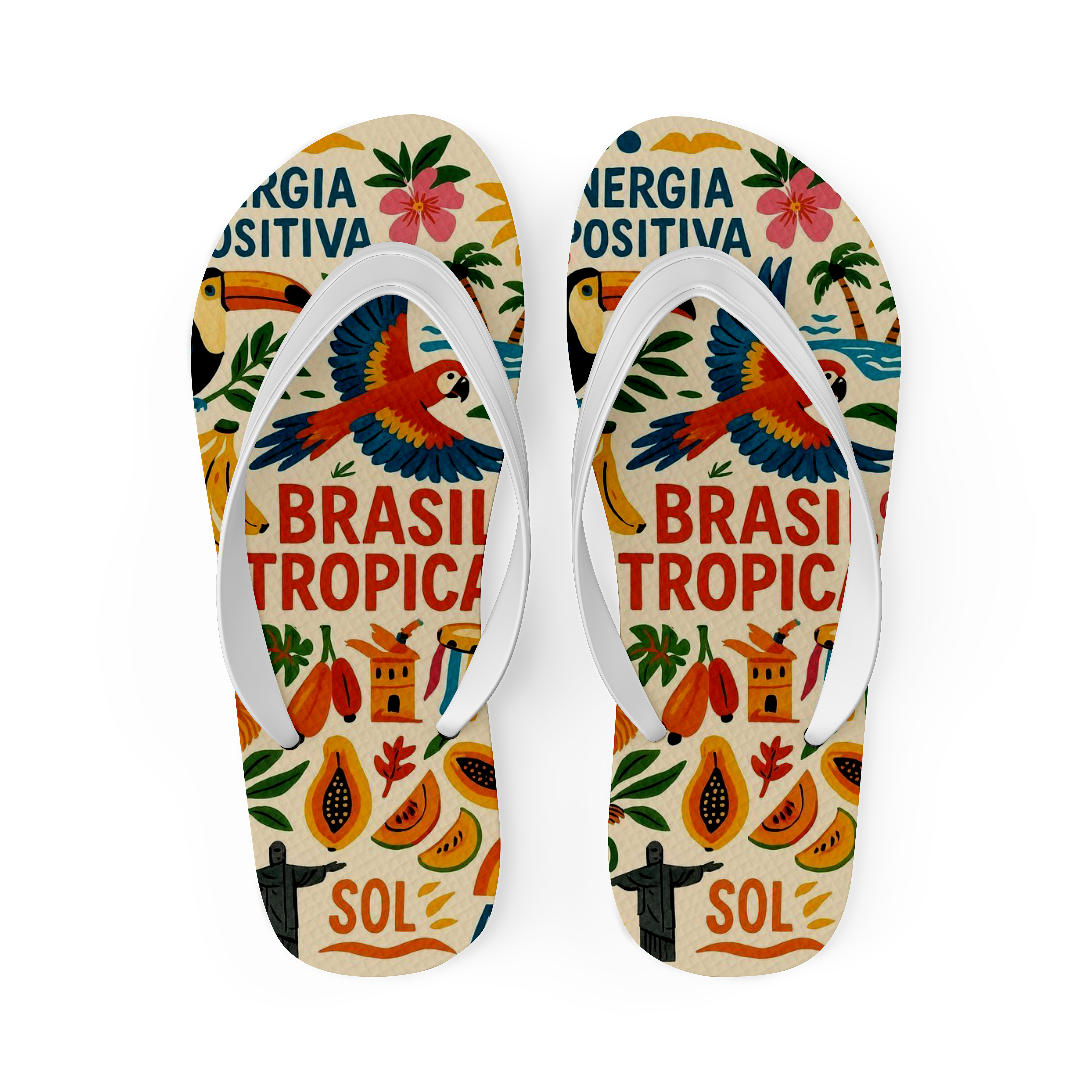 Chinelo Brasil Tropical